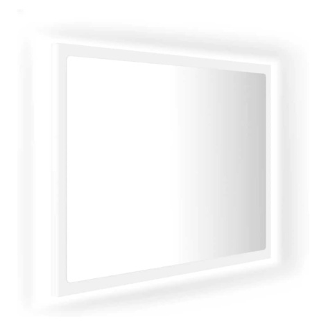 vidaXL LED koupelnové zrcadlo bílé 60 x 8,5 x 37 cm akrylové