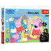 Trefl Puzzle 2 v 1 Glow in the dark (Prasátko Peppa)