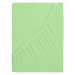 B.E.S. - Petrovice, s.r.o. Prostěradlo Jersey bavlna IDEAL - Světlá zelená Rozměr: 160 x 200