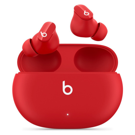 Beats Studio Buds bezdrátová sluchátka s potlačením hluku červená