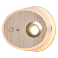 Carpyen LED nástěnné světlo Zoom, bodovka, USB výstup jilm