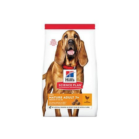 Hill's Can.Dry SP Mature Adult7+ Light Med.Chicken14kg