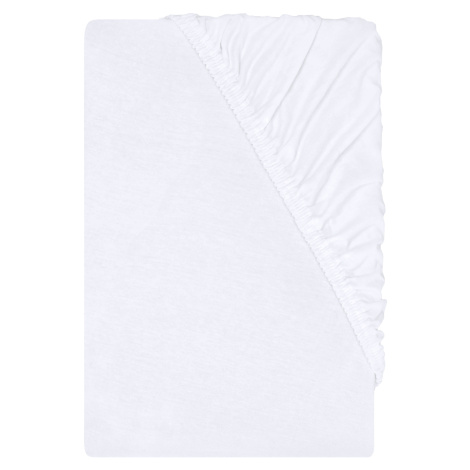 Livarno® Žerzejové napínací prostěradlo, 180-200 x 200 cm (bílá)