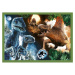 TREFL PUZZLE 4v1 Jurassic World Nebezpeční dinosauři 207 dílků skládačka