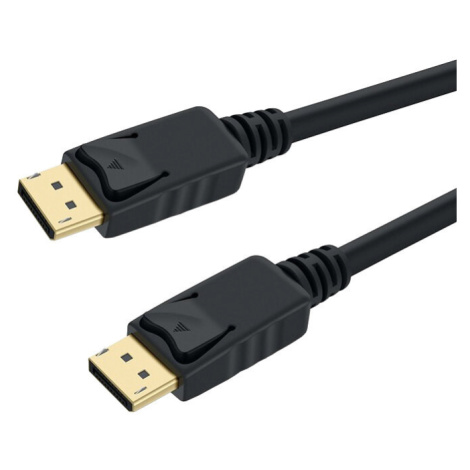PremiumCord DisplayPort 1.3 propojovací kabel M/M, zlacené konektory, 0,5m - kport5-005