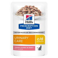Hill's Prescription Diet c/d Multicare Urinary Care s lososem - 24 x 85 g