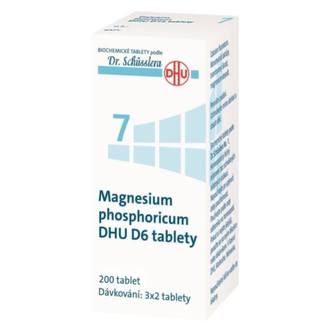 Schüsslerovy soli Magnesium phosphoricum DHU D6 200 tablet Dr. Schüsslera