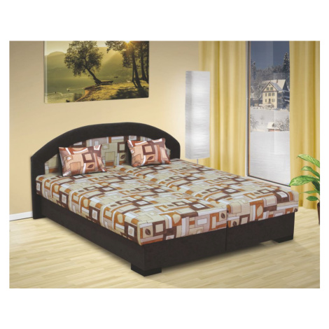 Kasvo Manželská postel LENKA - HIT 170x200 vč. roštu, matrace a ÚP ela oranžová