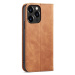 Magnet Fancy Case elegantní knížkové pouzdro na iPhone 13 Pro MAX 6.7" Brown