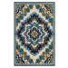 Modrý venkovní koberec 160x230 cm Beach Floral – Flair Rugs