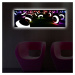Hanah Home Obraz s led osvětlením Svítící koule 90x30 cm