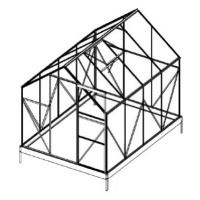 Náhradní prosklení pro skleník LANITPLAST PLUGIN 6x8 PC 4 mm LG3053