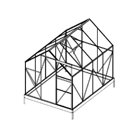 Náhradní prosklení pro skleník LANITPLAST PLUGIN 6x8 PC 4 mm LG3053