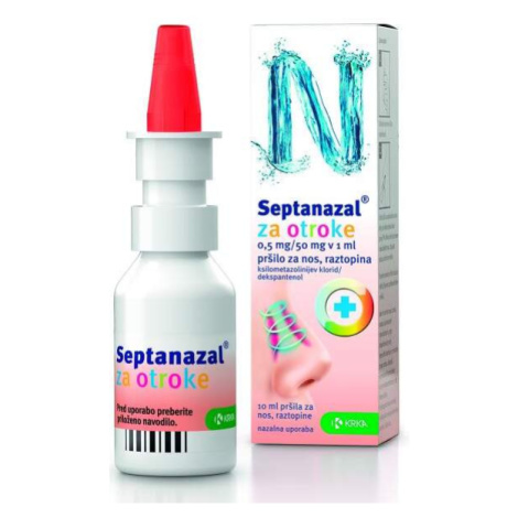 SEPTANAZAL PRO DĚTI 0,5MG/ML+50MG/ML NAS SPR SOL 1X10ML KRKA