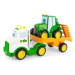 JD Kids John Deere - Traktor Johny s tahačem 37 cm