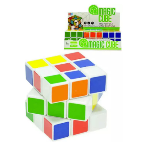 Kostka (Rubikova) dětský hlavolam 6cm Magic Cube bílá