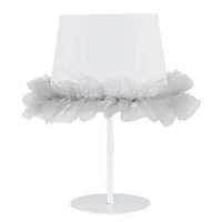 - Dětská stolní lampa BALLET 1xE14/40W/230V pr. 20 cm bílá/šedá