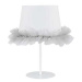 - Dětská stolní lampa BALLET 1xE14/40W/230V pr. 20 cm bílá/šedá