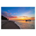 Fotografie Silhouette of a boat anchored on, raiyanimuharramah3, 40 × 26.7 cm