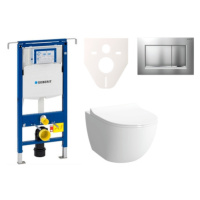 Cenově zvýhodněný závěsný WC set Geberit do lehkých stěn / předstěnová montáž+ WC VitrA VitrA Sh