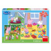 PEPPA PIG NA PRÁZDNINÁCH 3x55 Puzzle NOVÉ