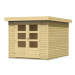 Dřevěný domek KARIBU ASKOLA 3 (73060) natur