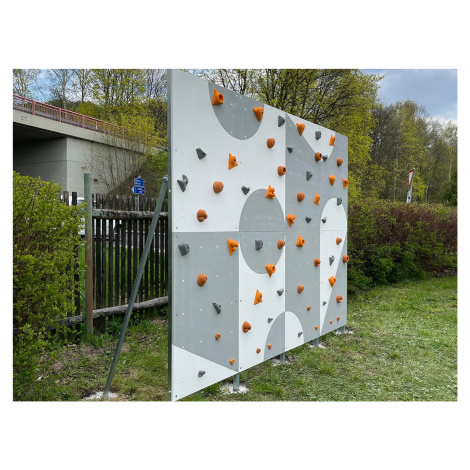 Lezecká stěna do dětského pokoje s žíněnkou BLOCKids 2 Barva úchytů: Oranžová