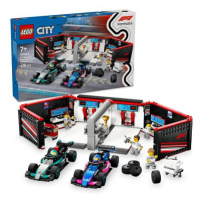 LEGO® City 60444 Garáž F1® a vozy Mercedes-AMG a Alpine