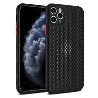 Pouzdro silikon Huawei P40 Lite Cool Master děrované černé