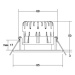 BRUMBERG Vestavné bodové svítidlo BRUMBERG BB20 IP65 RC připojovací krabice