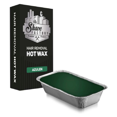 The Shave Factory Hair Removal Hot Wax Azulen - vosk k depilaci, 500 g