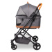 Wonderfold Pet Pet Kočárek P2 pro psy 3v1 do 9kg (kočárek+autosedačka+přepravka) graphite grey