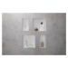 Hansgrohe 56061380 - Výklenek do stěny s rámem, 300x300x100 mm, betonově šedá