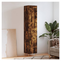 vidaXL Skříň highboard kouřový dub 34,5 x 34 x 180 cm kompozitní dřevo