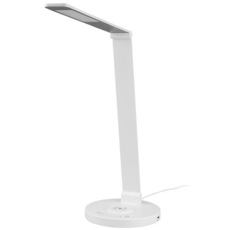 LIVARNO home Stolní stmívatelná LED lampa s indukčním nabíjením (bílá)