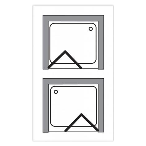 OLSEN SPA Sprchové dveře DIANA Rozměr A 110 OLBSZ110 Olsen-Spa