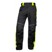 Ardon Montérkové kalhoty do pasu NEON, černo-žluté 40 H6401