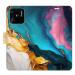 iSaprio Flip pouzdro Colourful Marble pro Xiaomi Redmi 10C