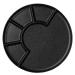 Servírovací talíř z porcelánu průměr 24,2 cm COPPA KURO ASA Selection - černý