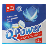 Q-Power Tablety do myčky Active all in one 40ks