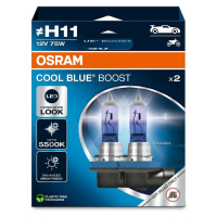 OSRAM H11 12V 75W PGJ19-2 COOL BLUE BOOST 5500K 2ks NO ECE 62211CBB-2HB