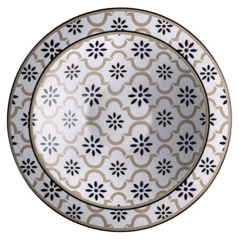 Kameninový hluboký servírovací talíř Brandani Alhambra, ø 30 cm