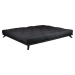 Dvoulůžková postel z borovicového dřeva s matrací Karup Design Senza Comfort Mat Black/Black, 16