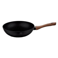 BERLINGERHAUS Pánev WOK s mramorovým povrchem 28 cm EBONY Line Rosewood