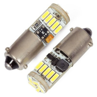 Auto LED žárovka BA9S 15 SMD 4014 bez polarity T4W