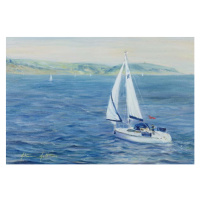 Obrazová reprodukce Sailing Home, 1999, Antonia Myatt, 40 × 26.7 cm