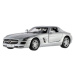 Teddies Auto Kinsmart Mercedes-Benz SLS AMG kov/plast 13cm na zpětné natažení 4 barvy 12ks v box