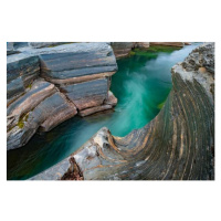 Fotografie Turquoise River Abiskojakka, Abiskojakka, flows through, imageBROKER/Gerhard Zwerger-