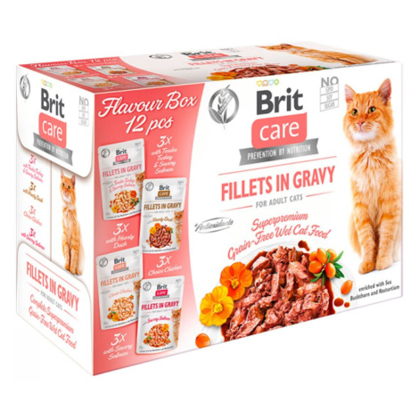 Brit Care Cat Flavour box filety v omáčce 24 × 85 g