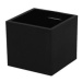 Sgaravatti Trend s.r.l. Cube Magnetický květináč 3,5 cm černý